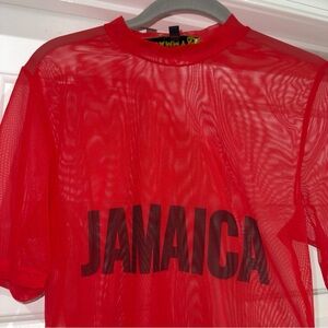 BRAND NEW SammyB Designs Mesh JAMAICA top - size L